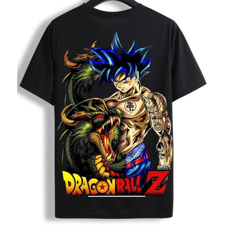 Camiseta personalizada Dragon Ball Z camisa casual confortável blusa estilosa moda masculina, infantil e feminino