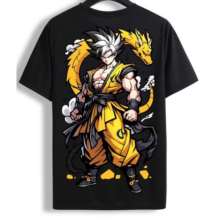 Camiseta personalizada Dragon Ball Z camisa casual confortável blusa estilosa moda masculina, infantil e feminino