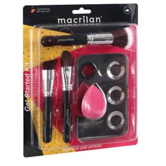 KIT PROFISSIONAL GET STARTED 3 PINCEIS + 1 ESPONJA + 1 PLACA