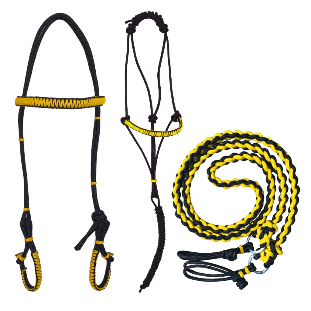 QUITE CABESSADA COM RÉDIA E CABRESTU CORDA NYLON BURSSAL 7 NÓL PARA CAVALOS