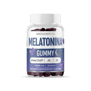 Melatonina Gummy 30 Gomas | Sabor Uva - Samurai Nutrition em Oferta na Shopee