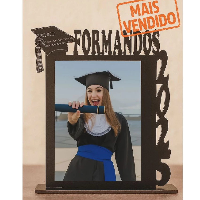 Porta Retrato Formandos 2025 | Decoração e Lembrança de Formatura