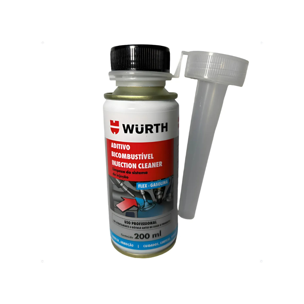 Limpa Bico Injetor Aditivo Combustivel Flex Wurth 200ml