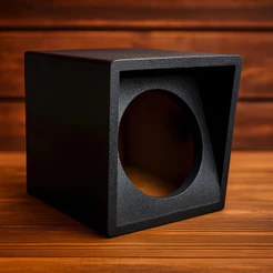 Caixa cubica para subwoofer de alta potencia 8 Polegadas