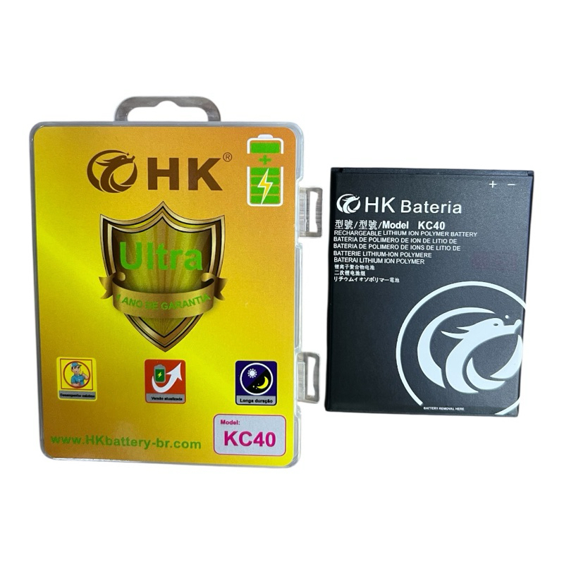 Bateria kc40 Compatível moto e6 plus Alta Capacidade + Maior Duração!