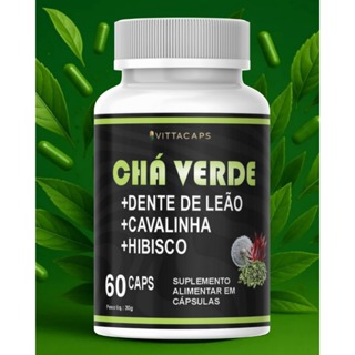 Chá Verde- 60 capsulas 500Mg- Ajuda na perda de Gordura.ENVIO IMEDIATO em Oferta na Shopee
