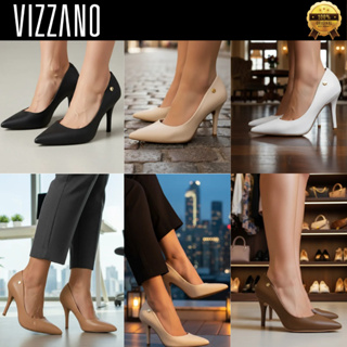 Sapato Scarpin Vizzano Feminino Salto Fino Alto Social Confortável 11841101 Original em Oferta na Shopee