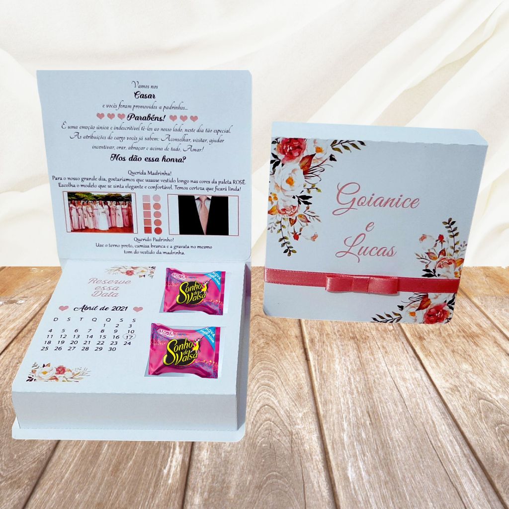 8 Convite para padrinhos casamento