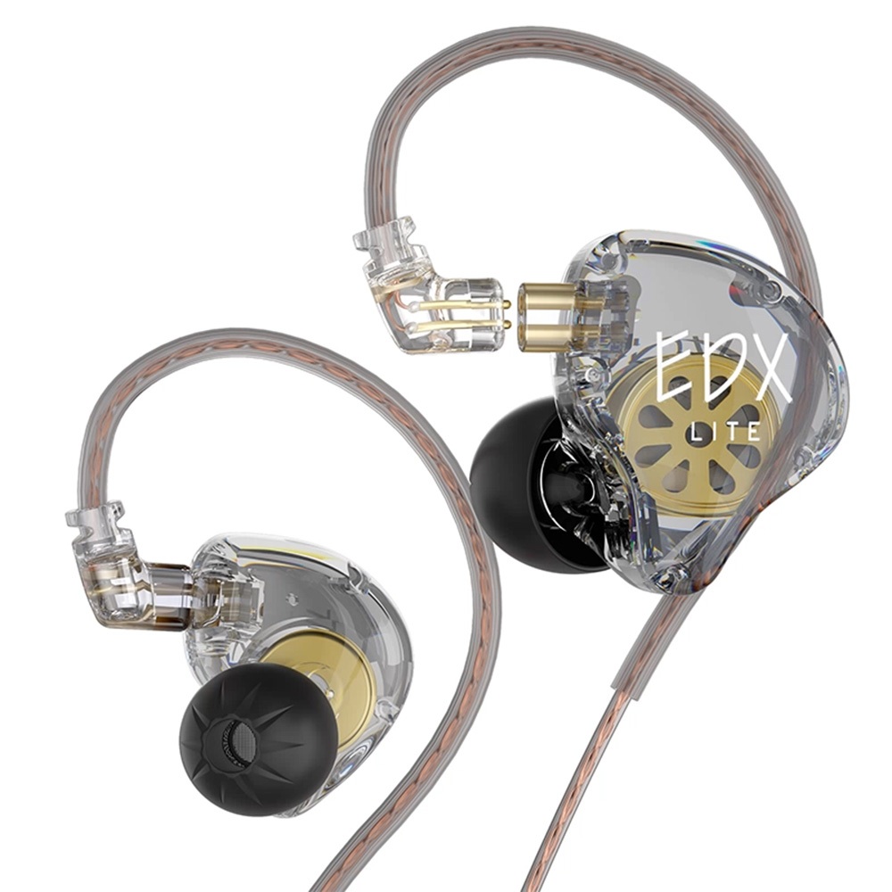 Fone De Ouvido TWS com condução óssea Kz Edx Lite Dj Musical Retorno Palco In-ear Sem Microfone