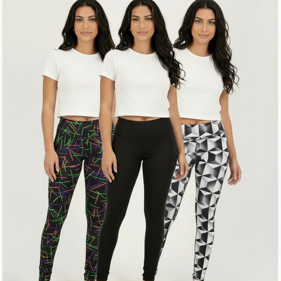Calça legging feminina fitness de academia cintura alta levanta bumbum de treino e malhar