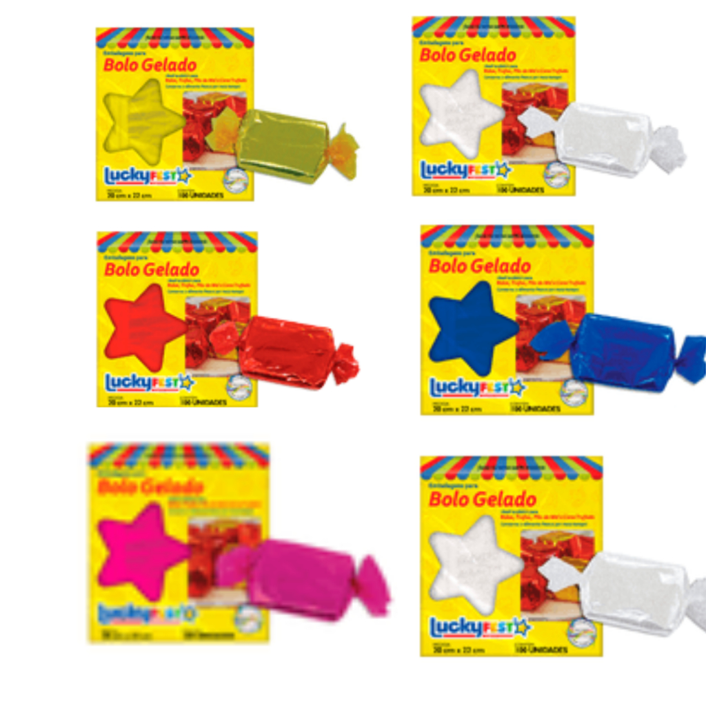 Kit 100-400 Embalagem para Bolo Gelado Laminada 20cm x22 cm para Confeitarias Qualidade Premium em Oferta na Shopee