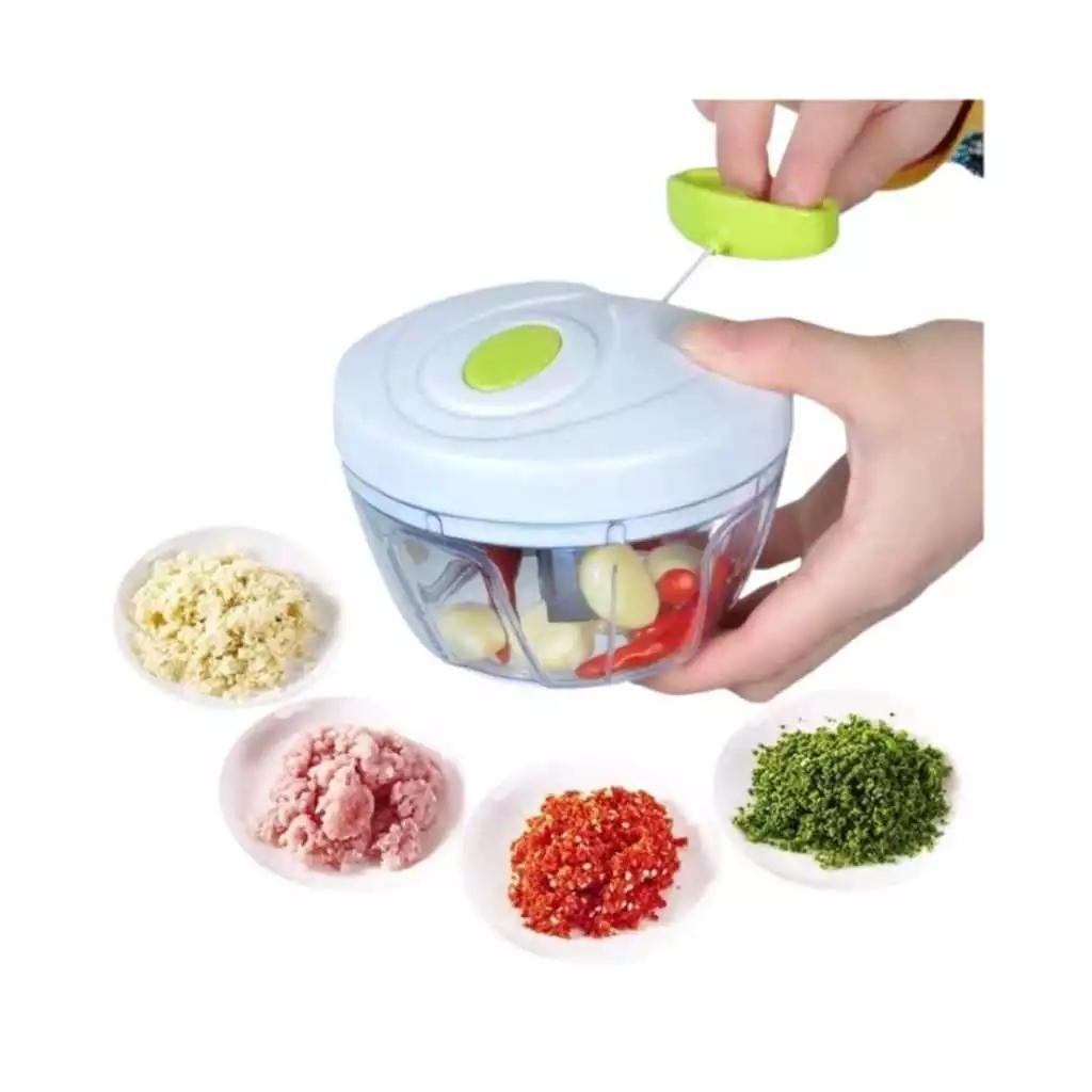 Processador E Triturador De Alimentos Manual 3 Laminas 500ML 1UNI