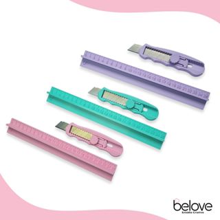 Kit Estilete 18mm Profissional + Regua Proteção Segurança Corte Dedos Papelaria Personalização em Oferta na Shopee