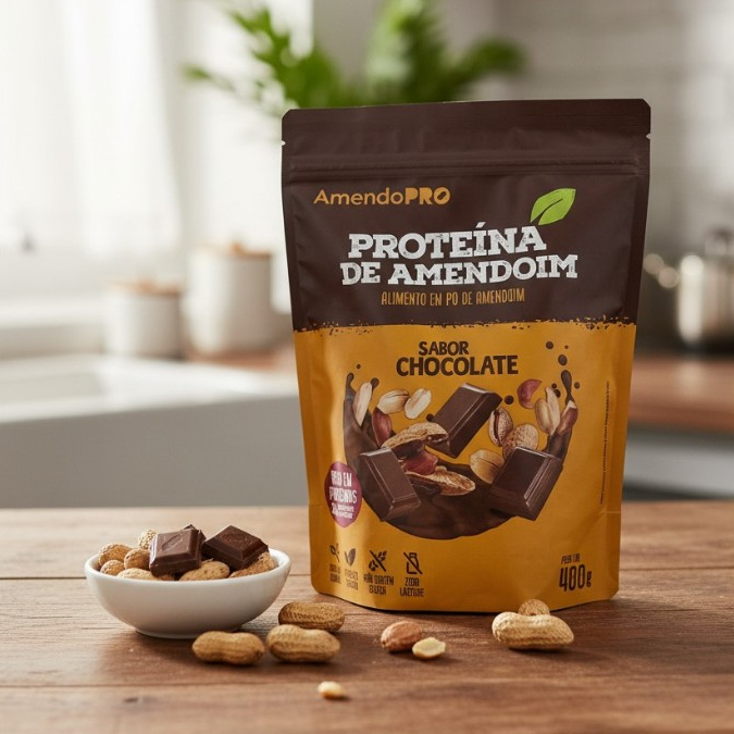 AmendoPRO Proteína do Amendoim 400 Gr. em Oferta na Shopee
