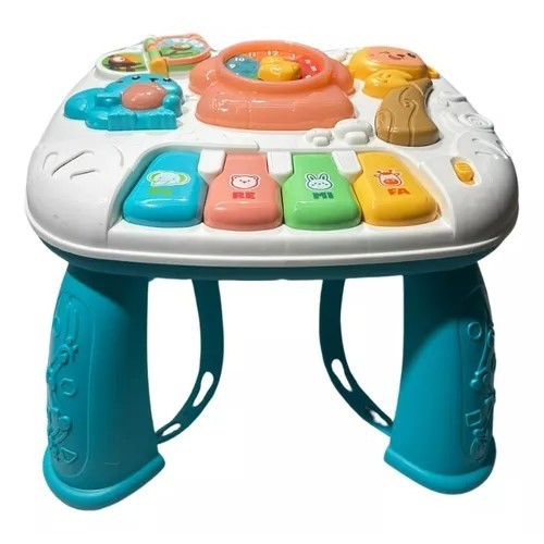 Mesa de Atividades Infantil Musical e Luzes Didática Interativa Divertida