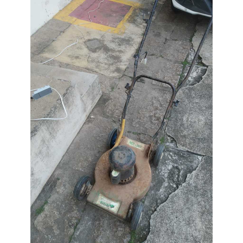 Cortador De Grama 1cv Motor Weg Bivolt (Usado