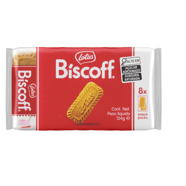 Biscoito Bolacha Belga Lotus Biscoff Pocket (8x2P) 124g em Oferta na Shopee