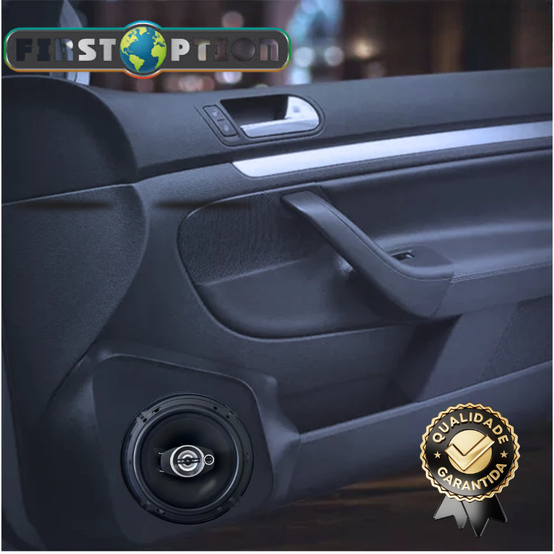 Alto Falante Som First Option Portas Carro 110w 4 Ohms Cada Fácil Instalação — imagem 2 de 2