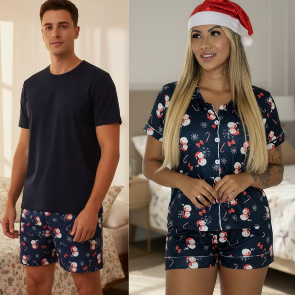 Pijamas de Natal Casal: Onde Comprar | BuscaProdutos