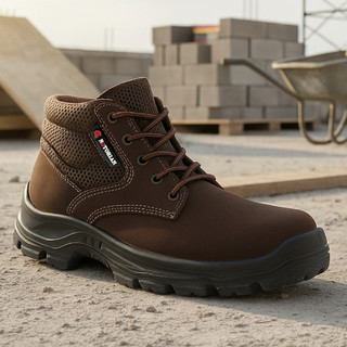 Bota Masculino  Coturno Adventure Cano Médio Cadarço Trabalho Segurança Motociclista Semi Impermeável