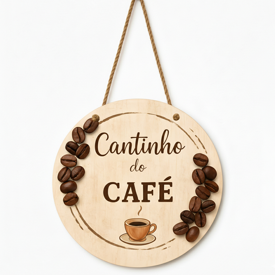 Placa Decorativa Cantinho do Café em MDF 20cm – Impermeável Porta Decorativo Tema Cantinho Do Café Casa e Decoração em Oferta na Shopee