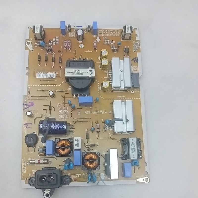 PLACA DE FONTE TV LG 49UJ6565 OU 49UJ6525...EAX67467001(1 . 0)