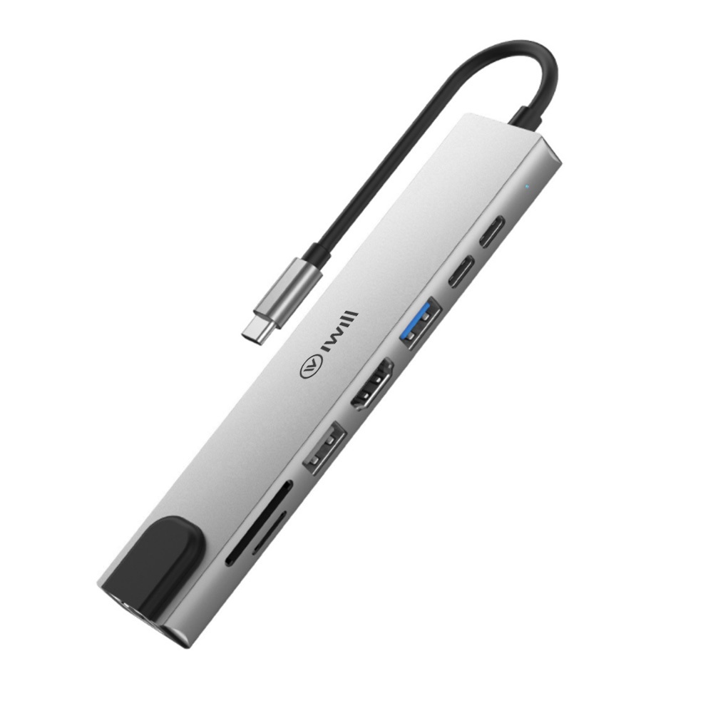 Hub USB-C Max 8 em 1 | iWill