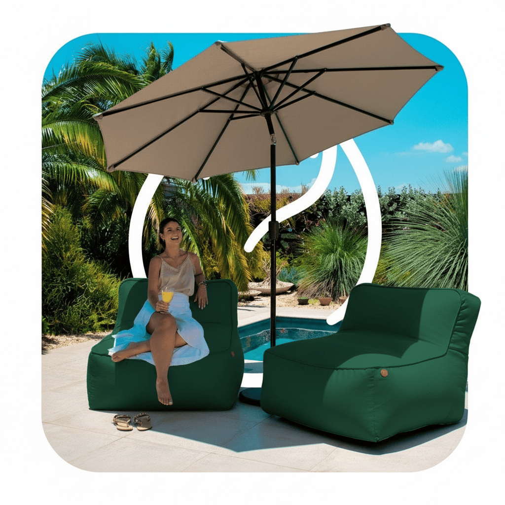 Poltrona Impermeável para Área Externa Joy  - Eco Flame Garden em Oferta na Shopee