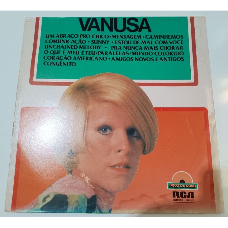 LP Vanusa - Disco De Ouro, Congênito, Pra Nunca Mais Chorar, Em Ótimo Estado