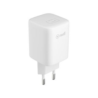 Carregador de parede Turbo GaN 45W USB-C Branco | GaN Charger iWill em Oferta na Shopee
