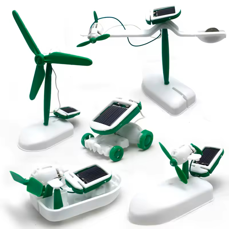 Kit Experimento Solar 6 Em 1 - Para Projetos Diy Educaciona