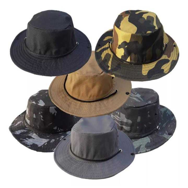 Chapéu  Infantil  Modelo Australiano  Pescador Sim Proteção  de Pescoço Infantil   02 ate 5  Anos