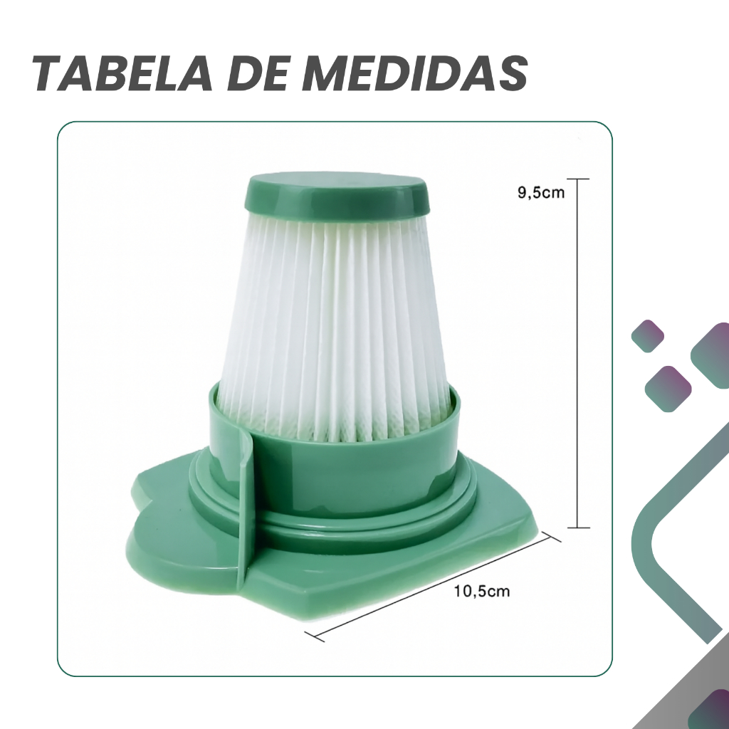 Filtro Hepa Para Aspirador Ellectrolux Stk12 13 14 15 Verde