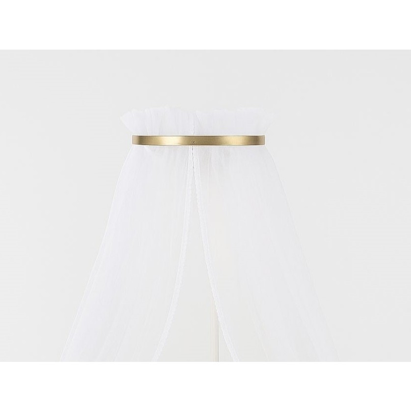 Kit Dossel de parede liso Dourado berço americano