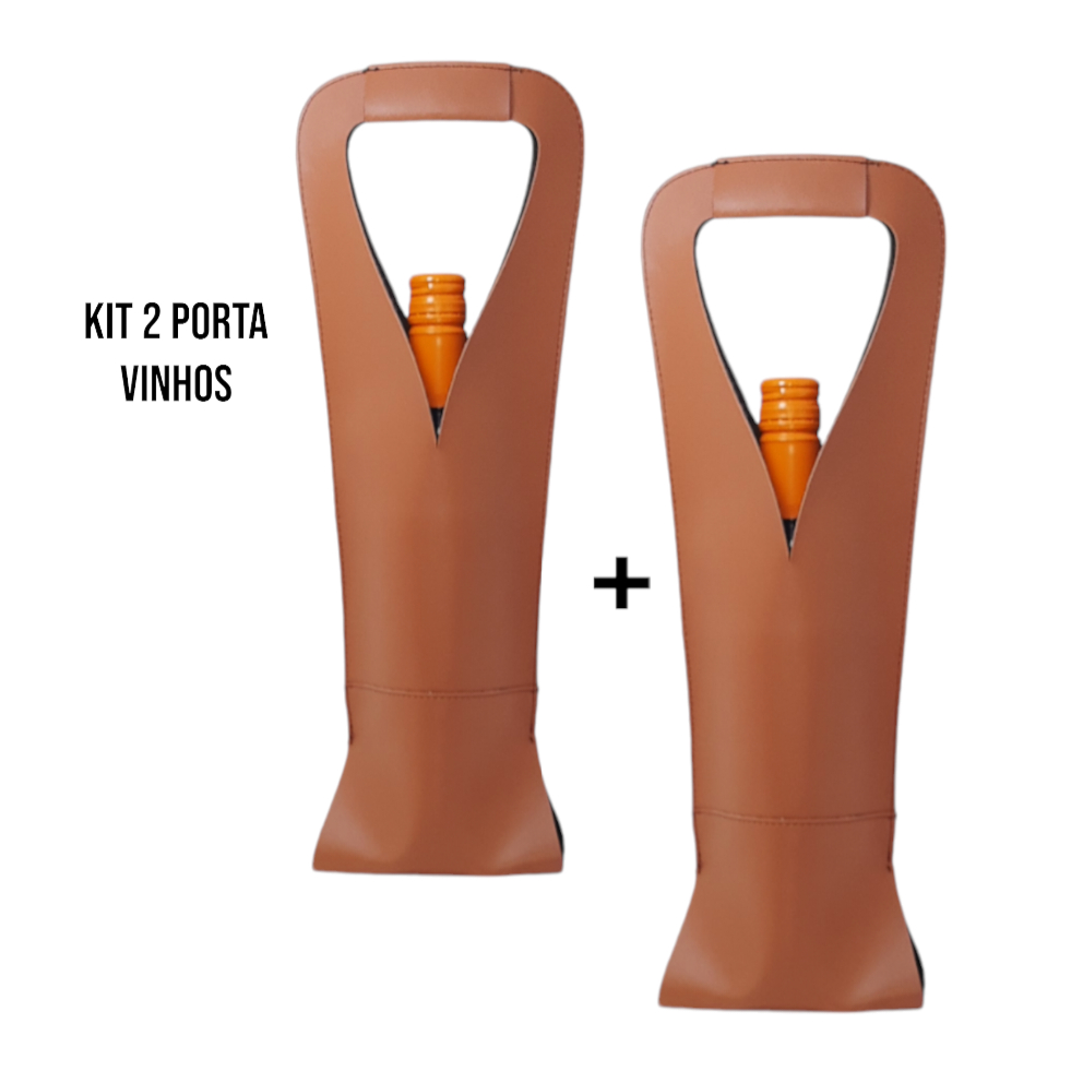 Kit Wine Bag Bolsa  Porta vinho Resistente Elegante em Oferta na Shopee
