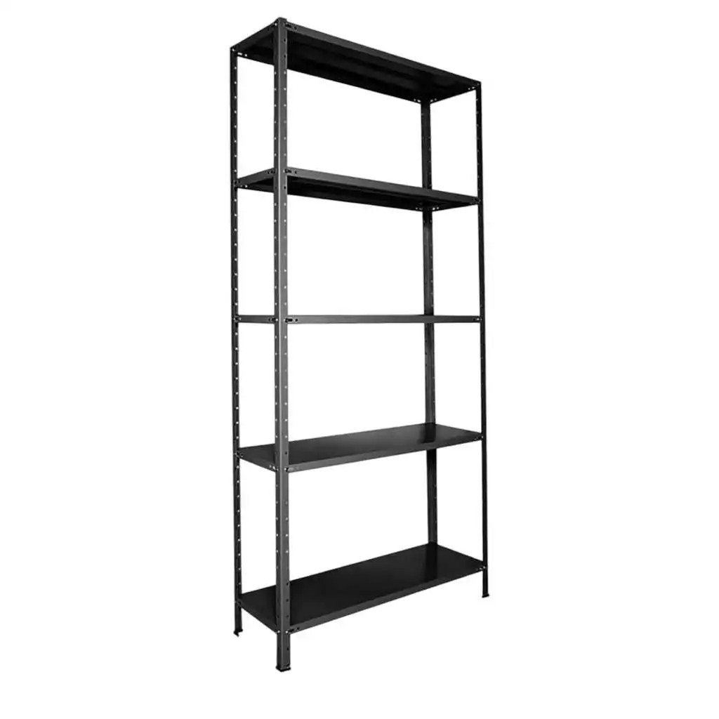 Estante / Armario De Aço 90cm 6 Bandejas Galvanizada Preto Suporta 180kg em Oferta na Shopee