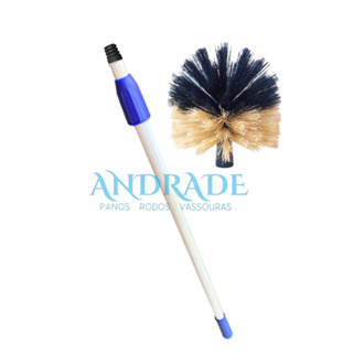 VASSOURA LIMPA TETO BOLA COM CABO EXTENSOR- ESCOLHA SEU TAMANHO em Oferta na Shopee