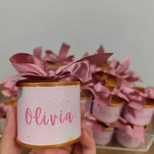 Tubolata Personalizada MARGARIDAS | Aniversário Lembrancinha Maternidade | VÁRIOS TEMAS