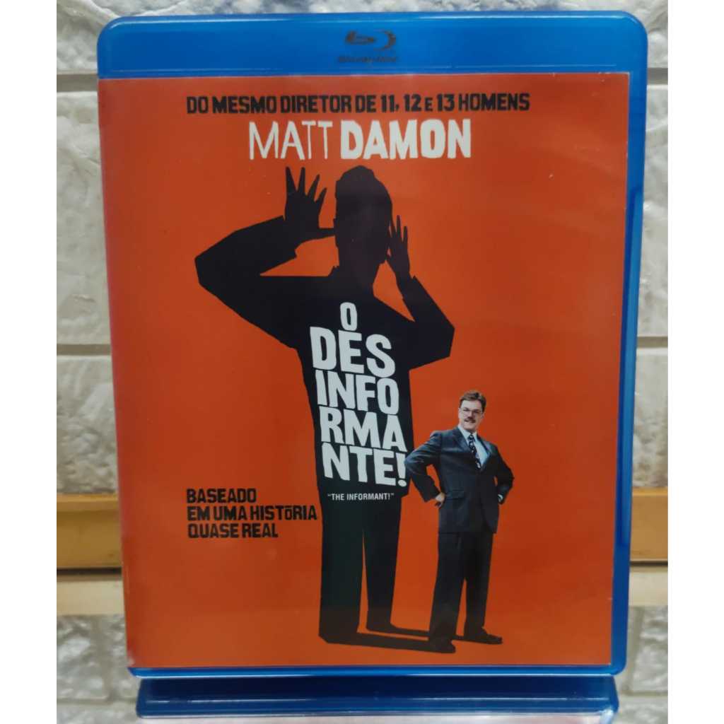 bluray Filme RARO o desinformante com matt damon único