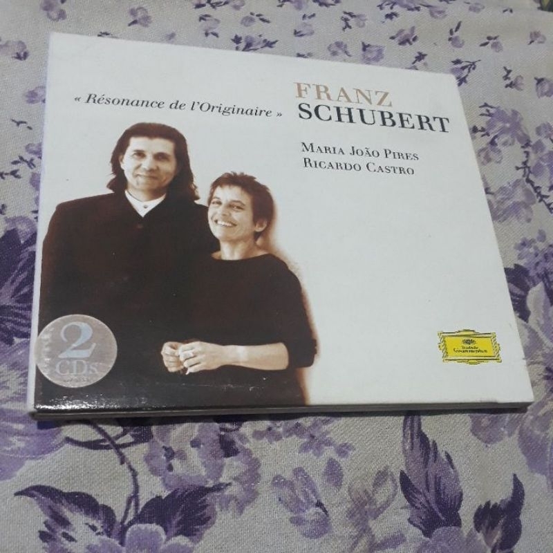 Franz Schubert resonance de l'Originaire cd duplo Maria João Pires Ricardo Castro digipack