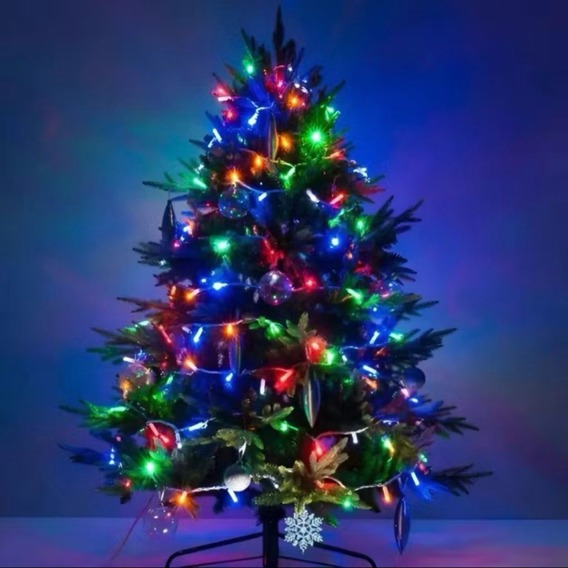 PISCA PISCA DE LED FIO TRANSPARENTE | 10 METROS | 220 VOLTS | COM 100 LEDS | COR: COLORIDO | ÁRVORE DE NATAL | NATALINA
