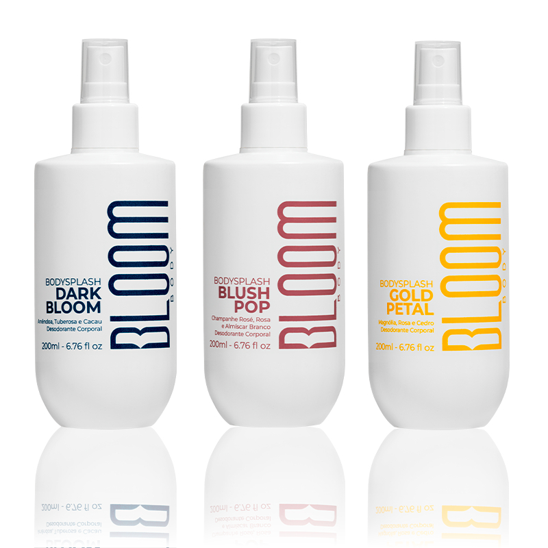 Kit 3 Body Splash Desodorante Colônia 200ml - Dark Bloom, Blush Pop e Gold Petal em Oferta na Shopee
