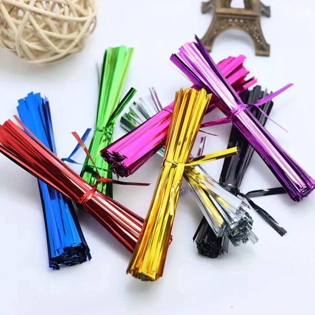 100 Amarrilho Arame Lacre Fecho 10 cm Metalizado CORES// em Oferta na Shopee