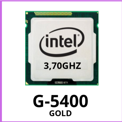 Processador gamer Intel Pentium Gold G5400 de 2 núcleos e 3.7GHz de frequência com gráfica integrada