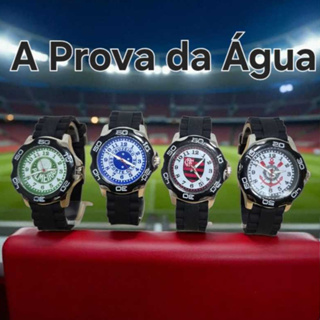 Relógios Masculino, a Prova da Água, Time do Coração. em Oferta na Shopee
