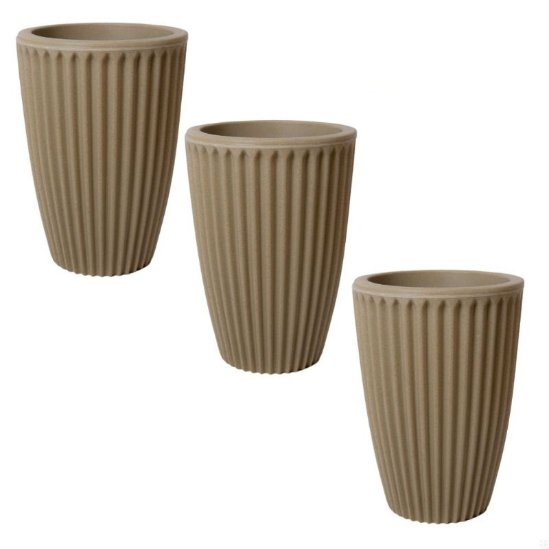 Kit 3 Vasos Para Plantas 35x24x15 Coluna Romana n•1 em Oferta na Shopee