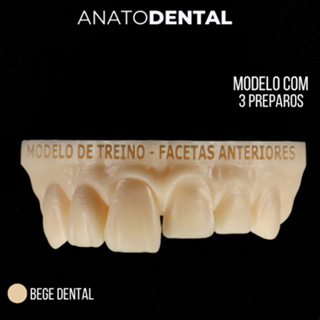 MODELO DE TREINO - RESTAURAÇÃO ESTÉTICA EM DENTES ANTERIORES | TAMANHO REAL | ANATOMIA DENTAL em Oferta na Shopee