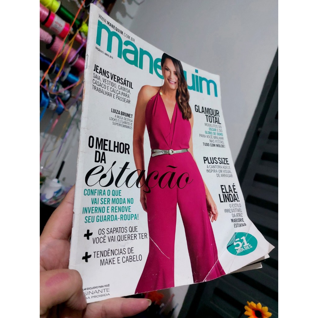 Revista Manequim N. 673 Luiza Brunet
