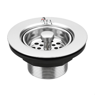 Válvula Americana 3 1/2 com Cestinha ABS Cromada Pia de Cozinha e Cubas Escoamento em Oferta na Shopee