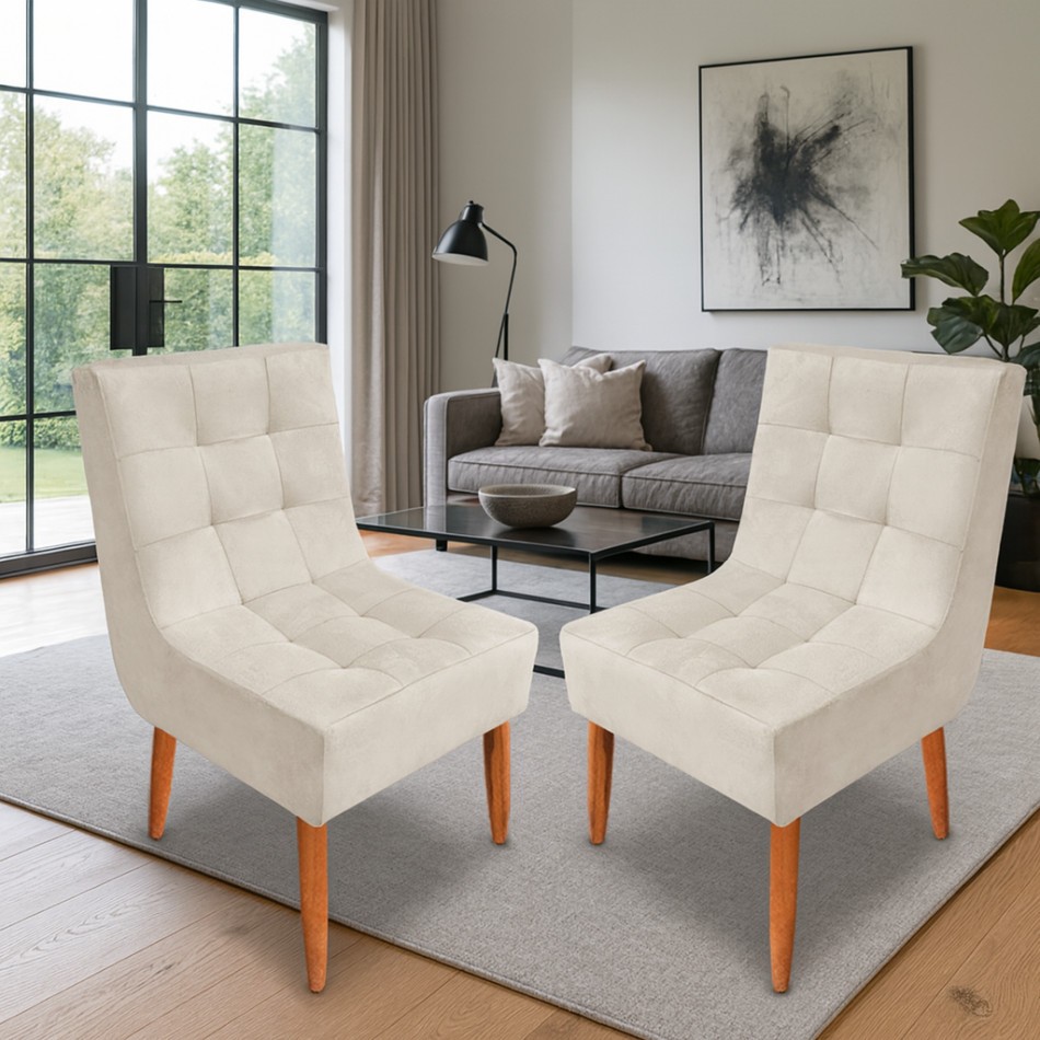 Kit Cadeira Trida | Mesa Escrivaninha  Sala Jantar, Decoração ,  Pés de Madeira –  GF MOVEIS